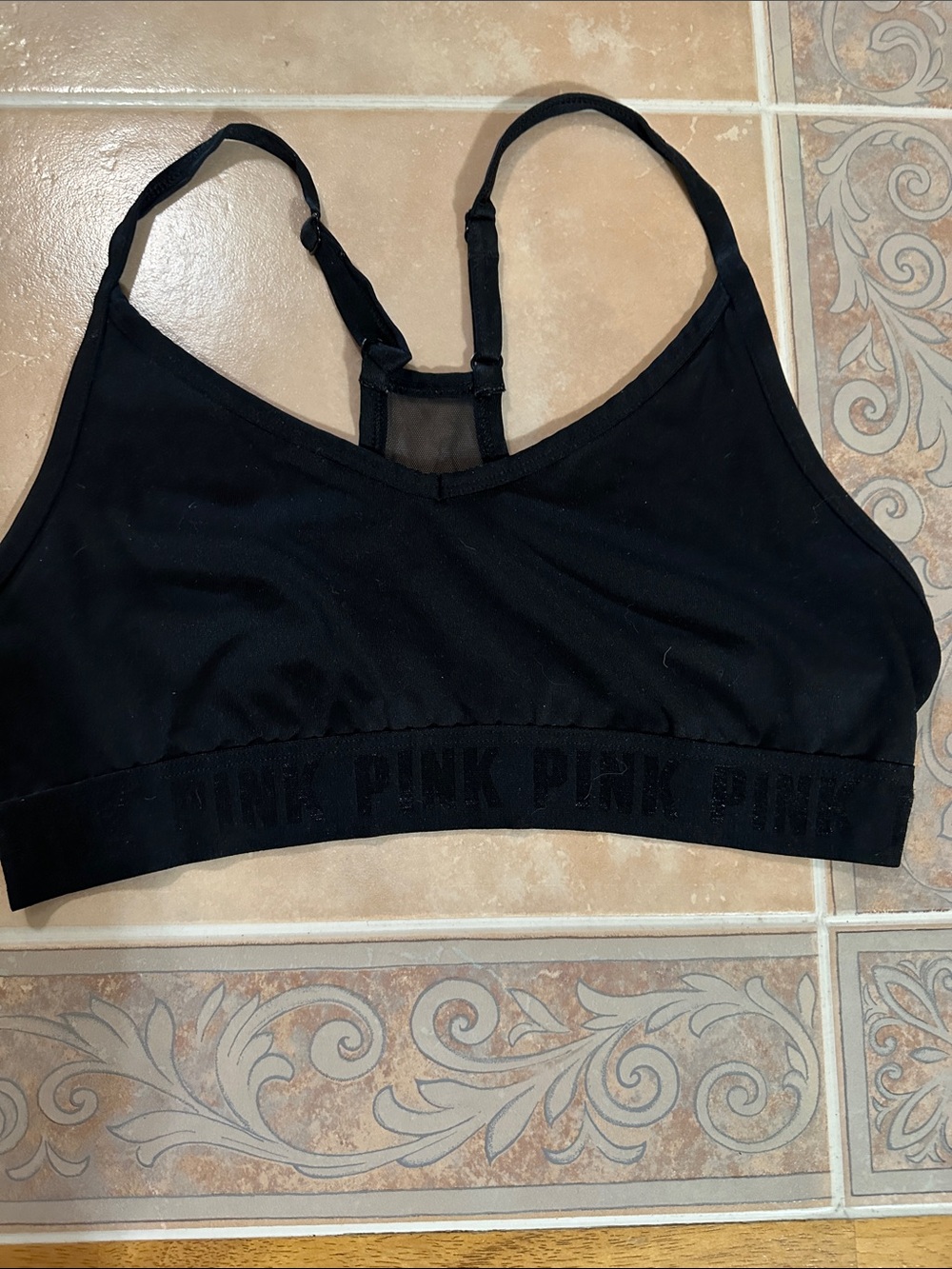 3 VS PINK Black Logo Bralettes - Picture 6 of 12